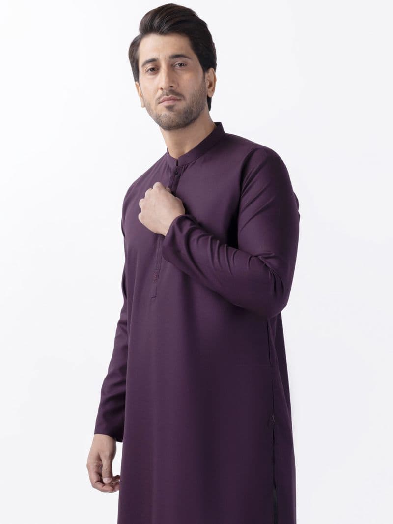Purple Blended Kurta thumbnail