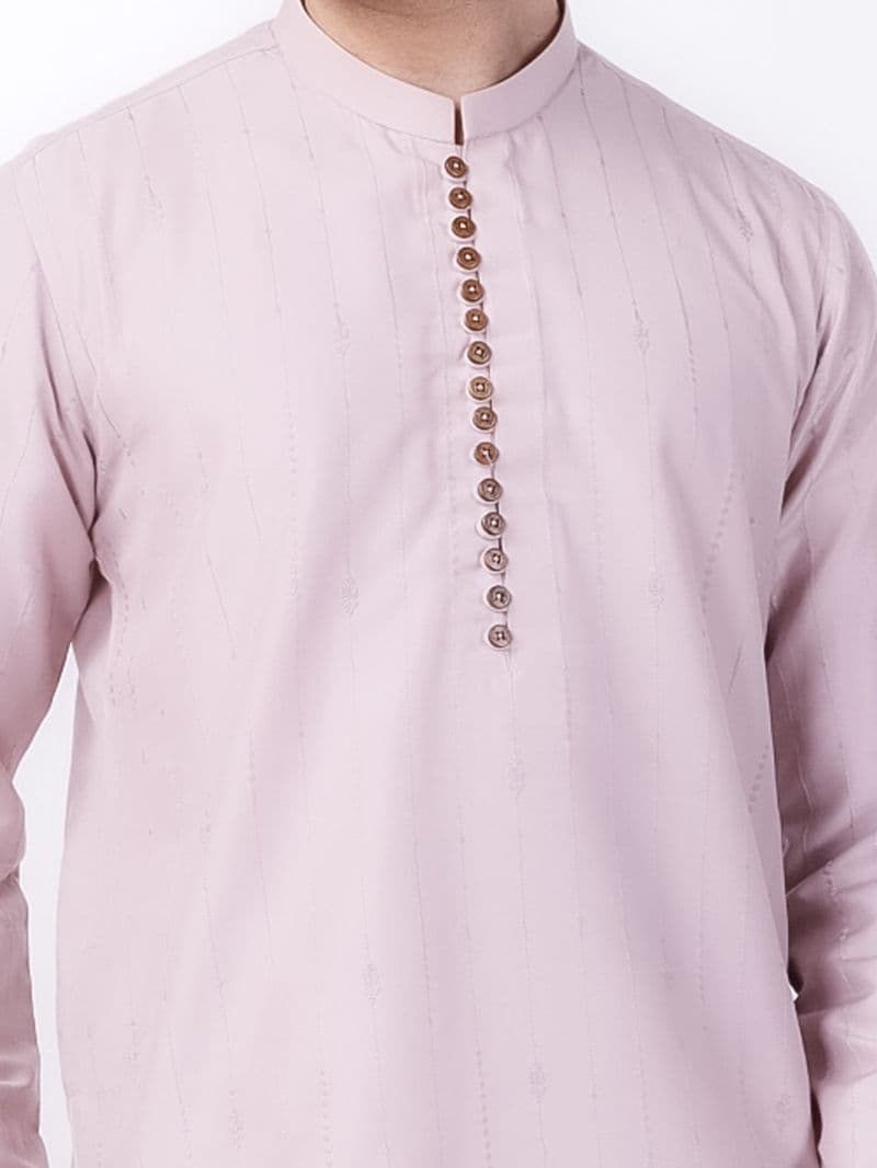 Lilac Blended Kurta thumbnail