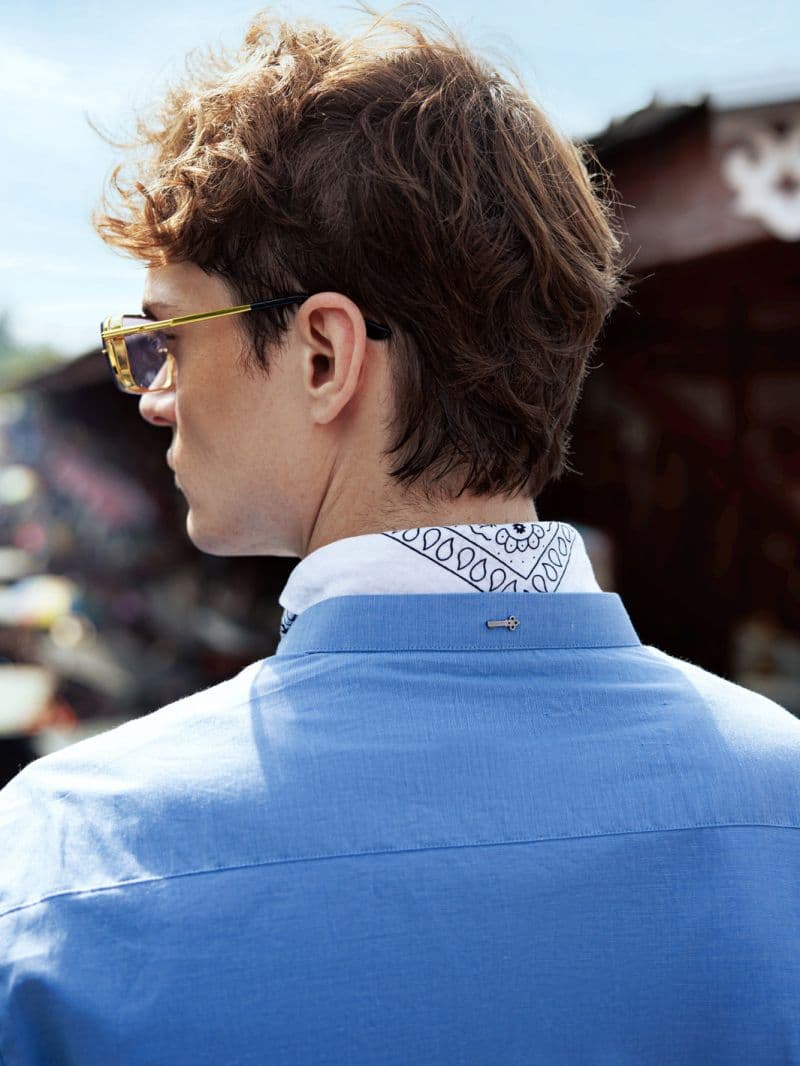 Blue Cotton Kurta thumbnail