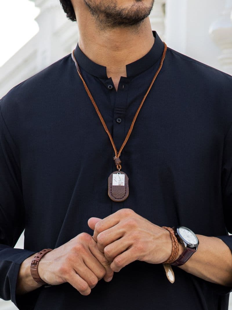 Black Blended Kurta thumbnail