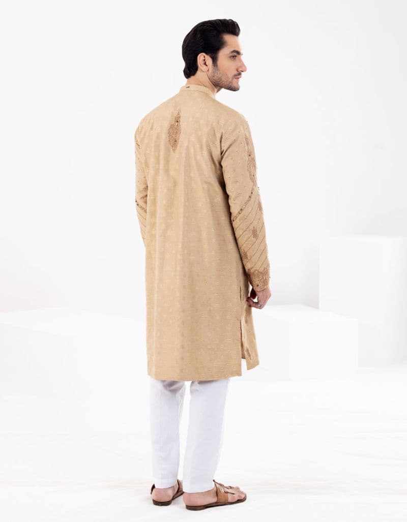Beige Blended Formal Kurta thumbnail