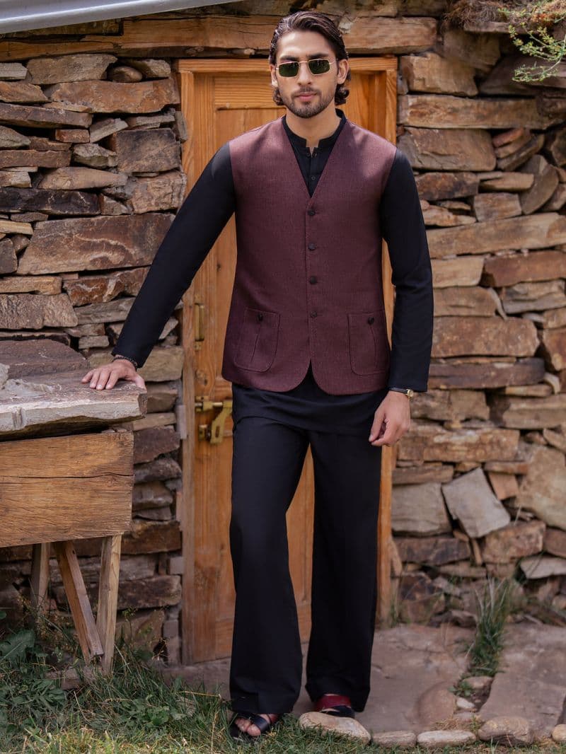 Maroon Waistcoat thumbnail