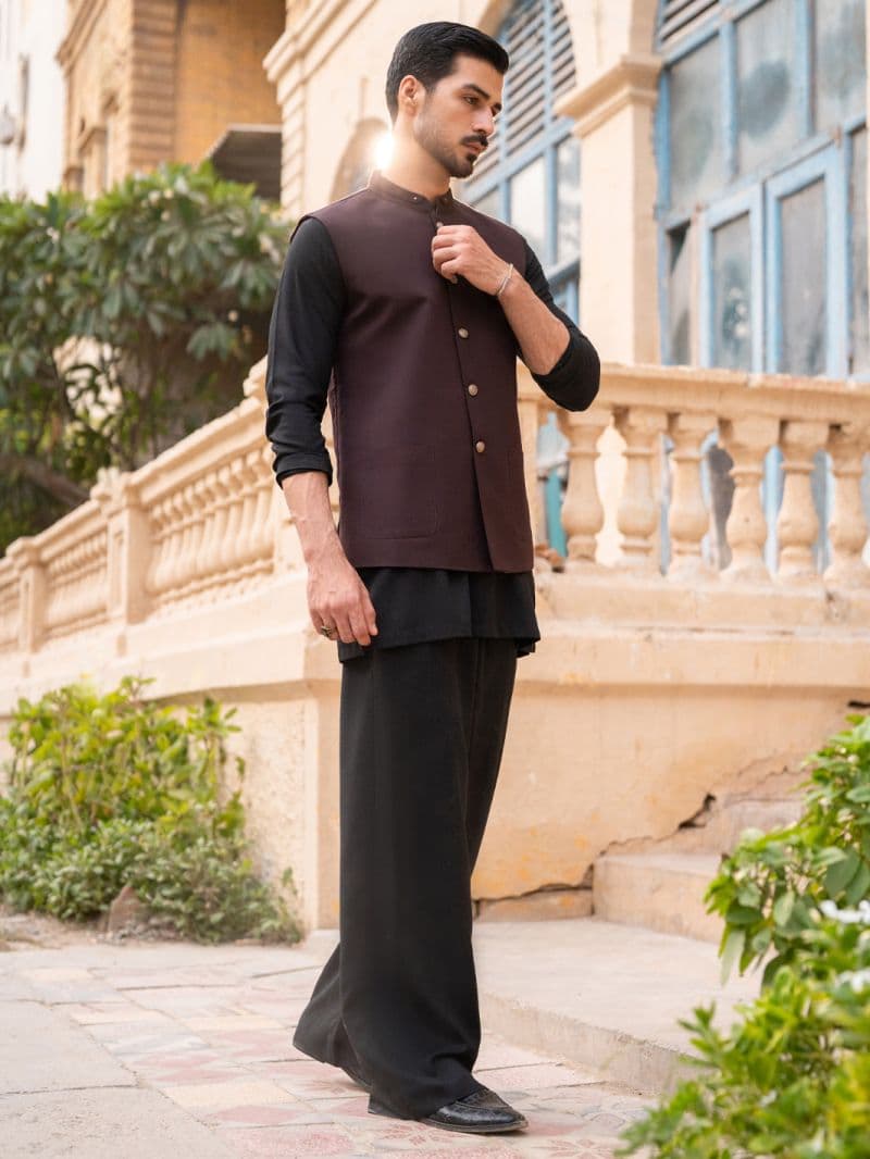 Dark Brown Waistcoat thumbnail