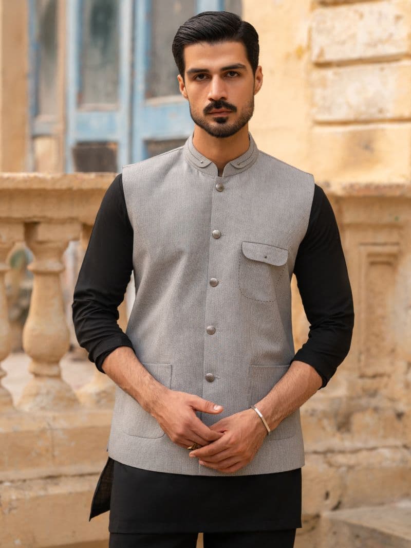 Light Grey Waistcoat thumbnail