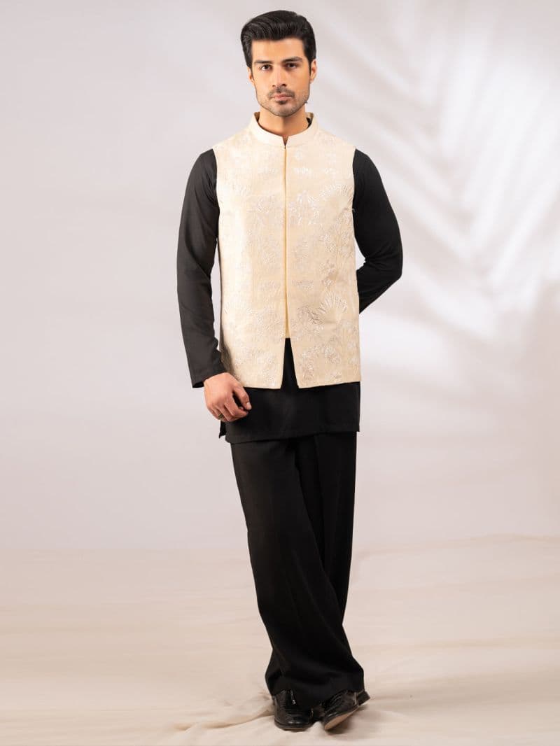 Cream Semi-Formal Waistcoat thumbnail