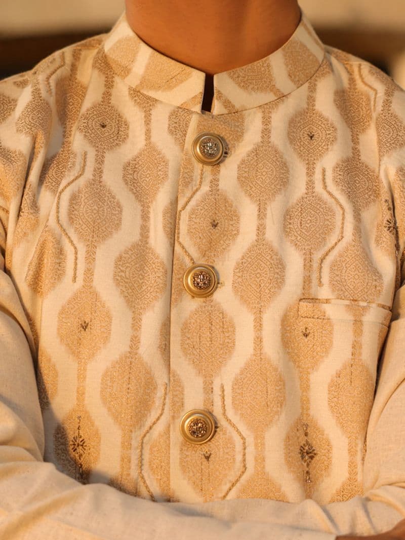 Beige Semi-Formal Waistcoat thumbnail