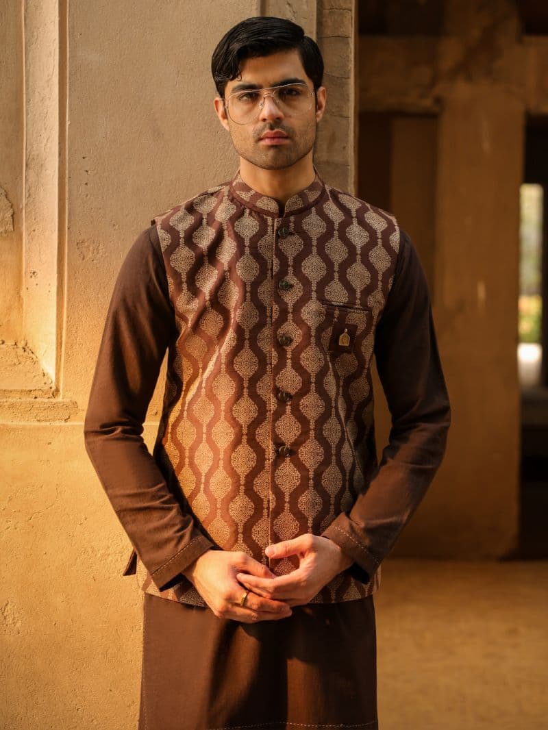 Brown Formal Waistcoat thumbnail