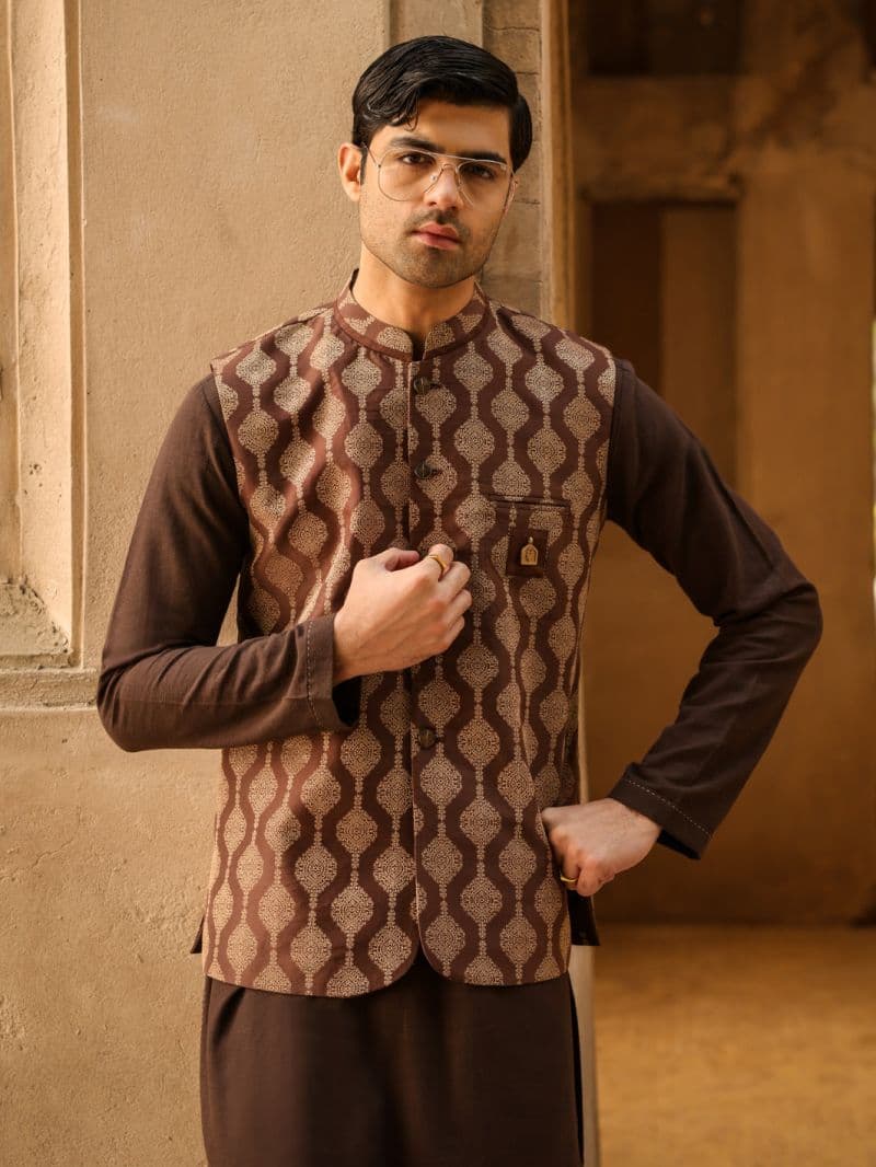 Brown Formal Waistcoat thumbnail