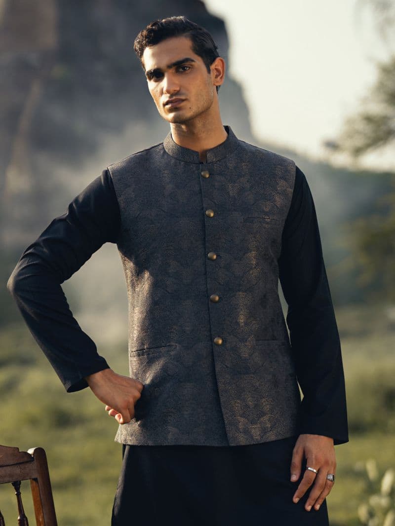 Dark Grey Formal Waistcoat thumbnail