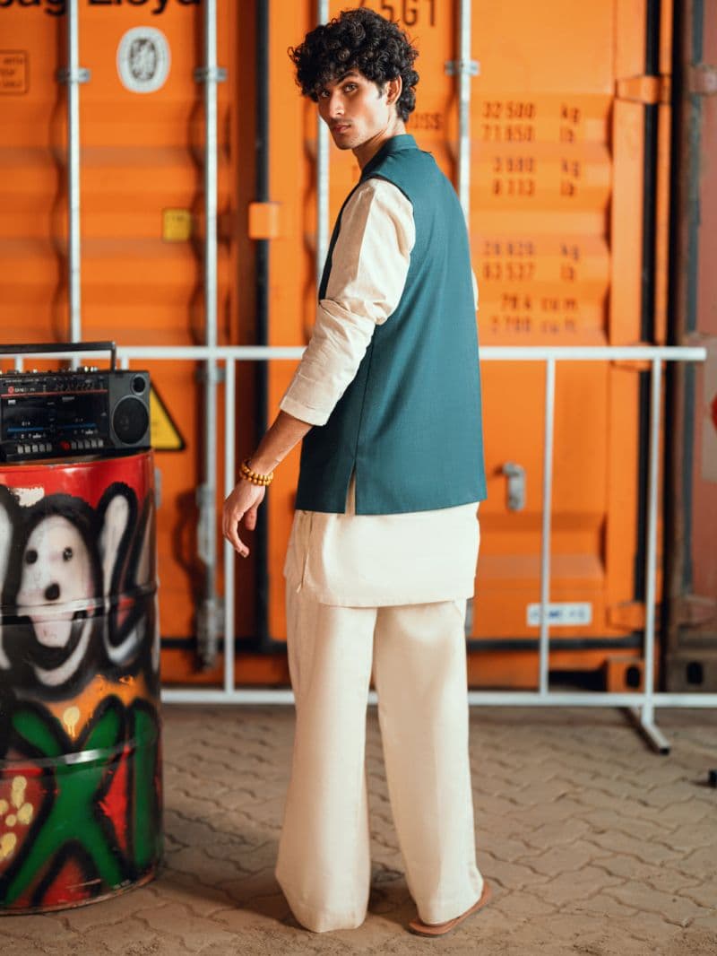 Teal Formal Waistcoat thumbnail