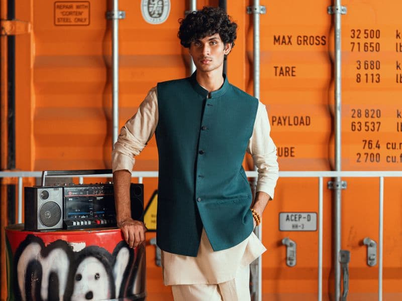 Teal Formal Waistcoat thumbnail