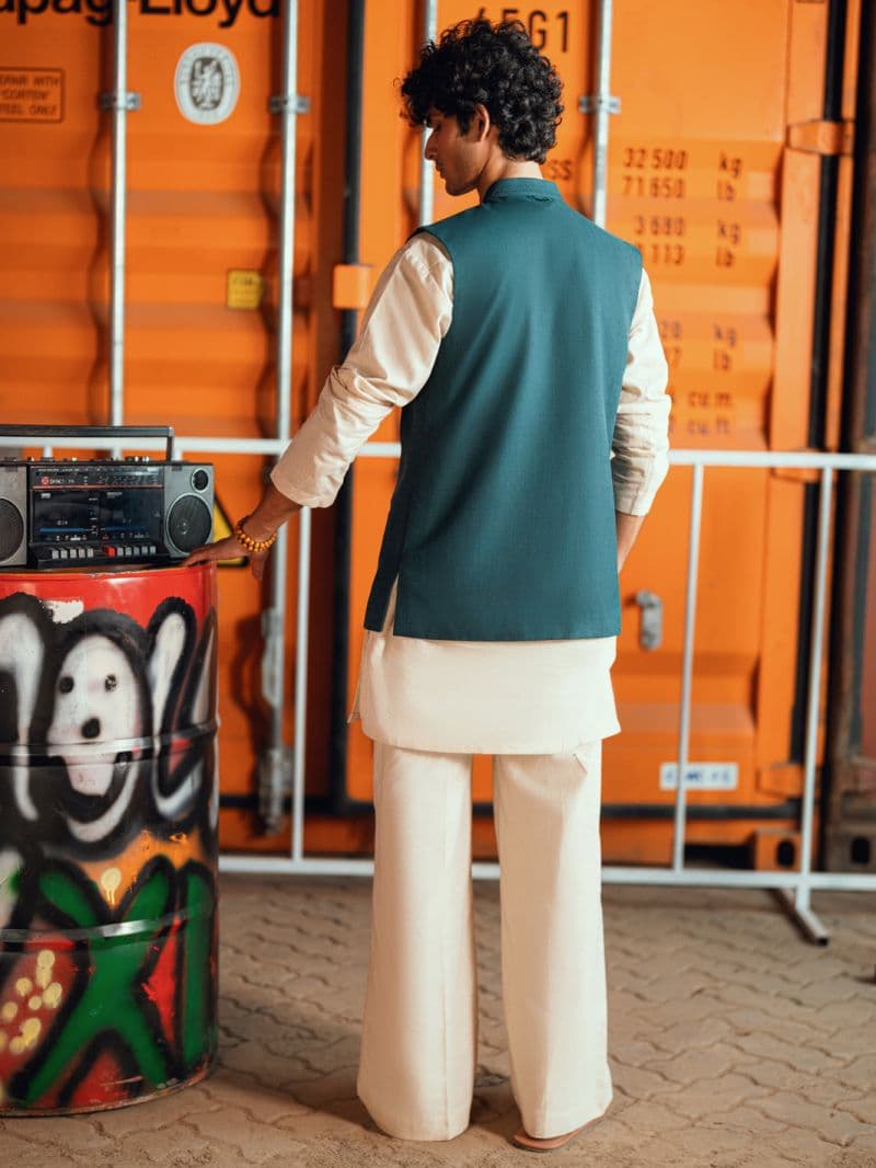 Teal Formal Waistcoat thumbnail