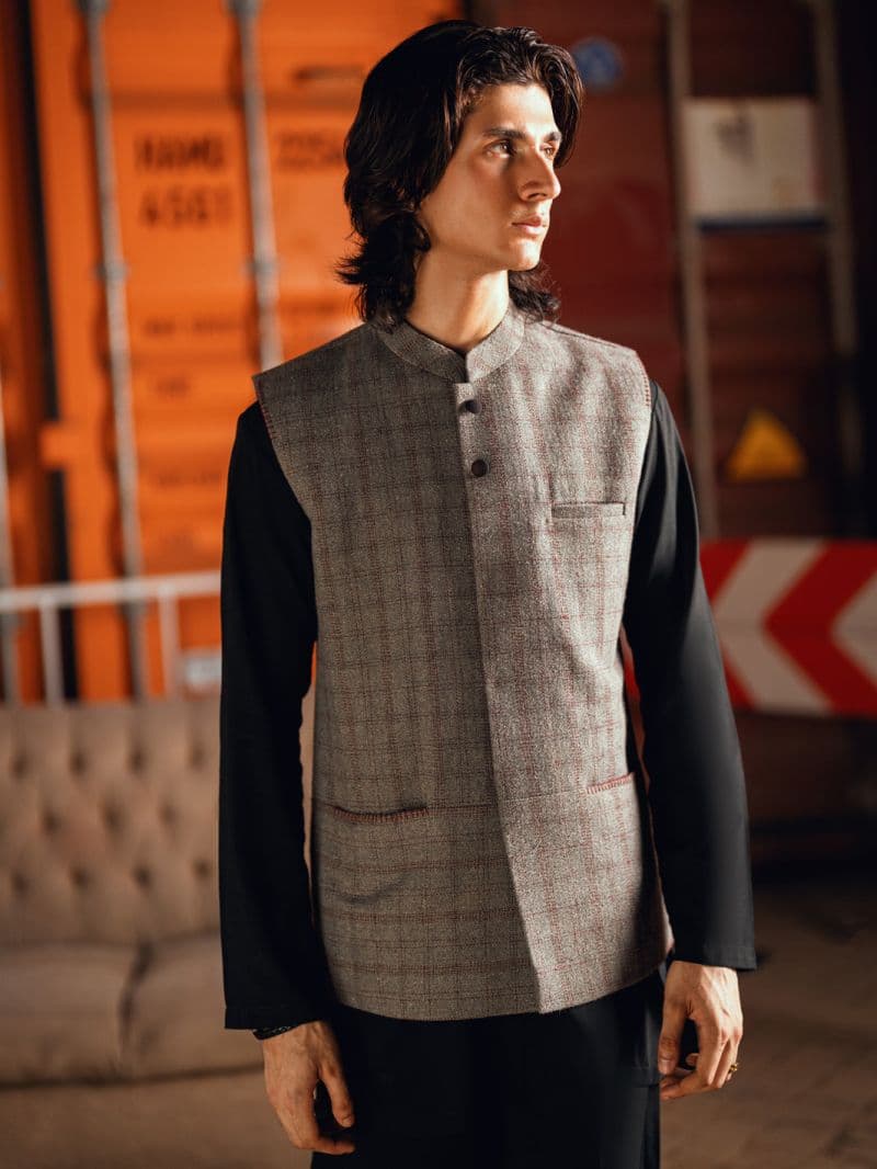 Grey Formal Waistcoat thumbnail
