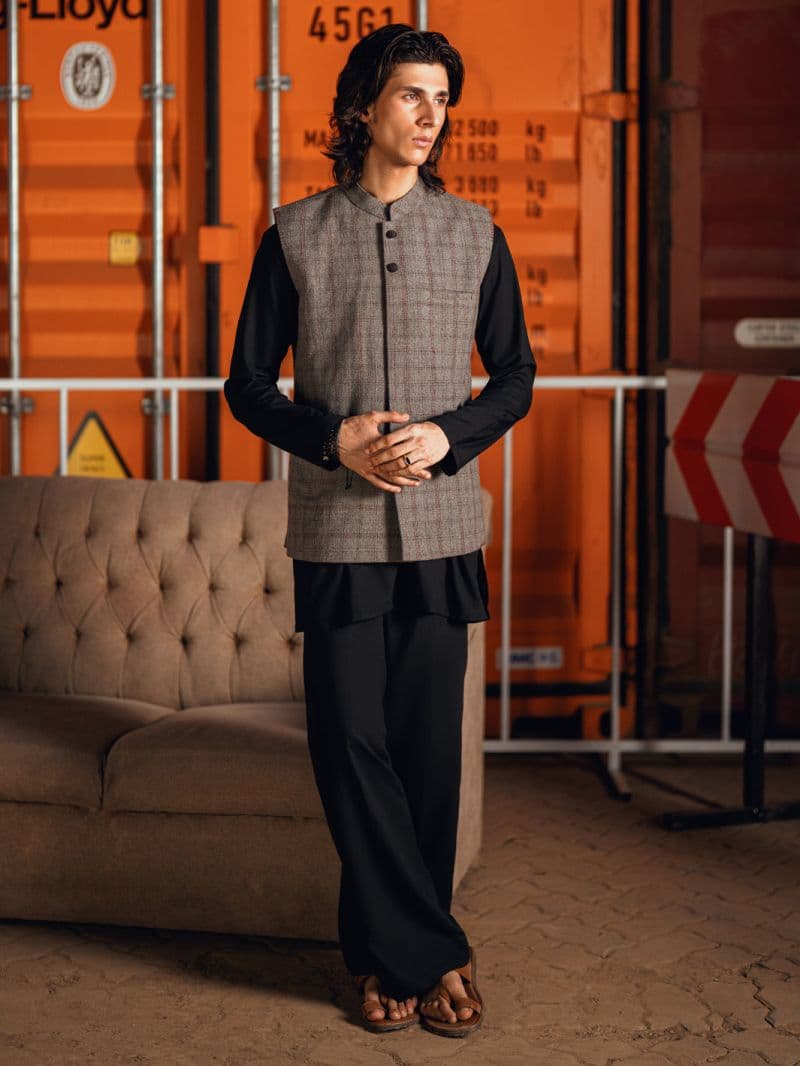 Grey Formal Waistcoat thumbnail