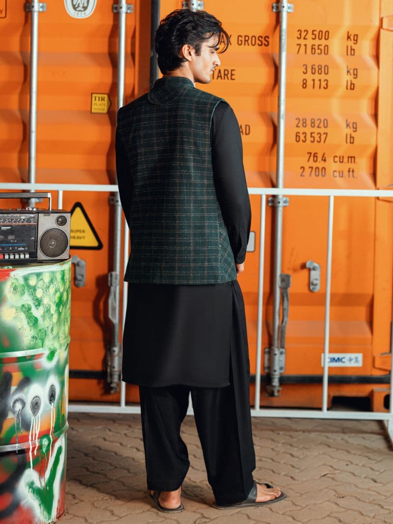 Dark Green Waistcoat thumbnail