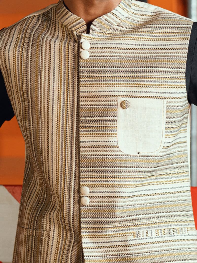 Cream Formal Waistcoat thumbnail