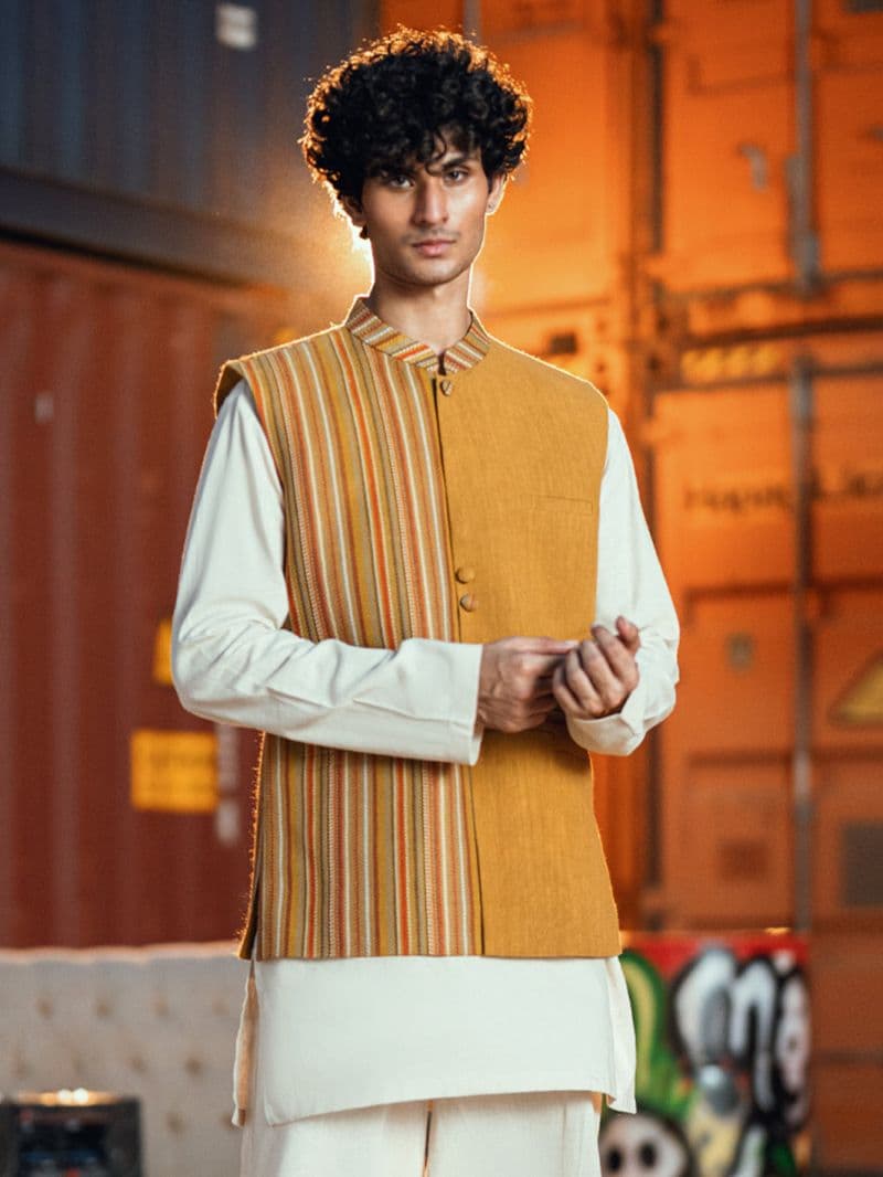 Mustard Formal Waistcoat thumbnail
