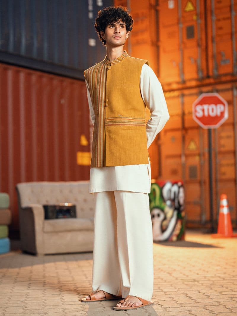 Mustard Formal Waistcoat thumbnail