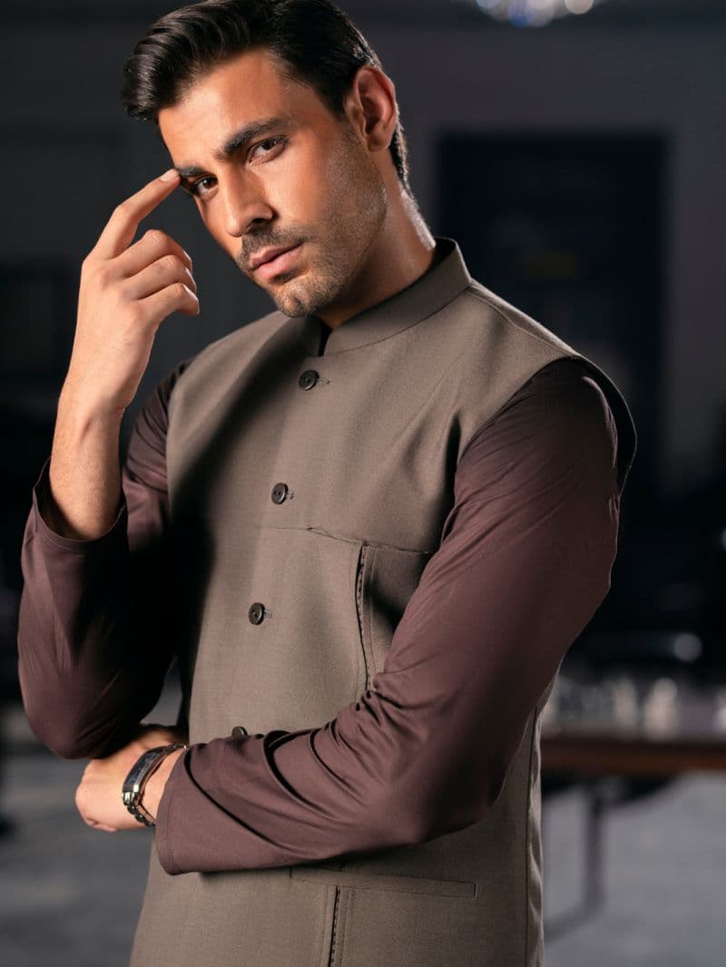 Brown Blended Waistcoat thumbnail