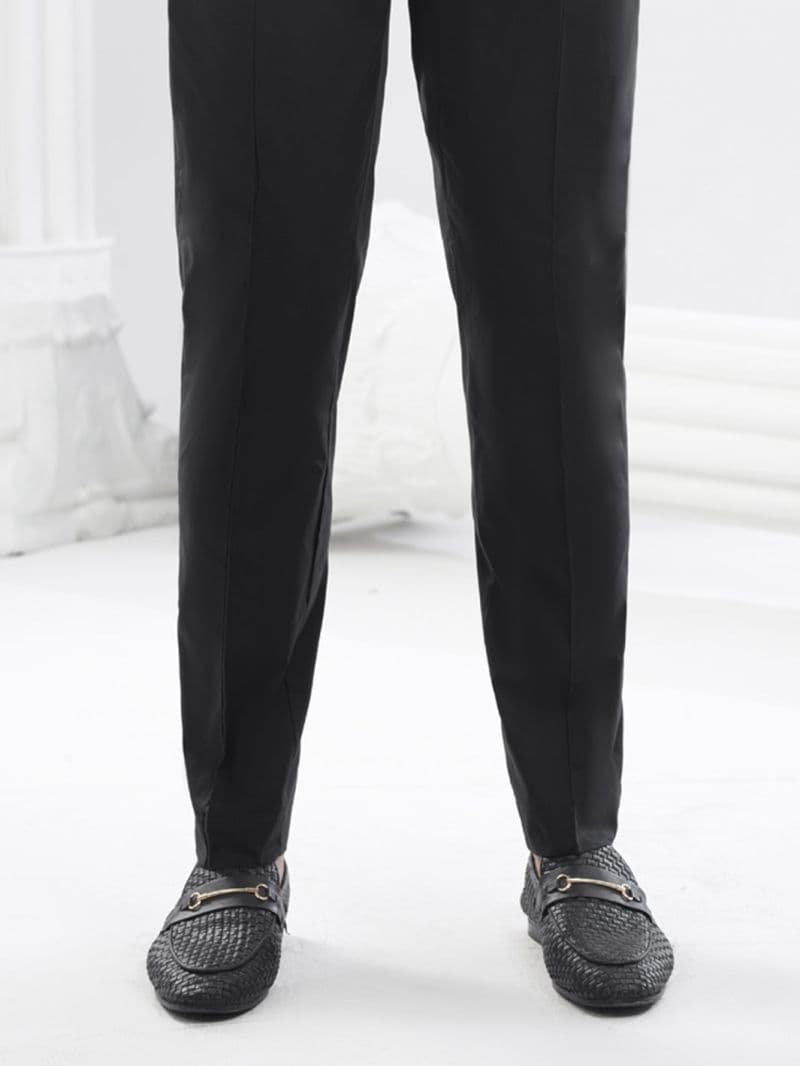 Black Cotton Trousers thumbnail