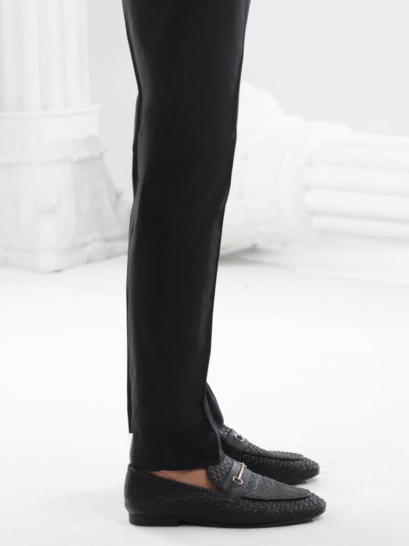 Black Cotton Trousers thumbnail