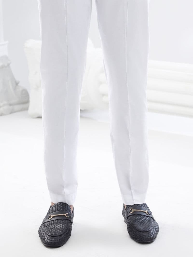 White Cotton Trouser
