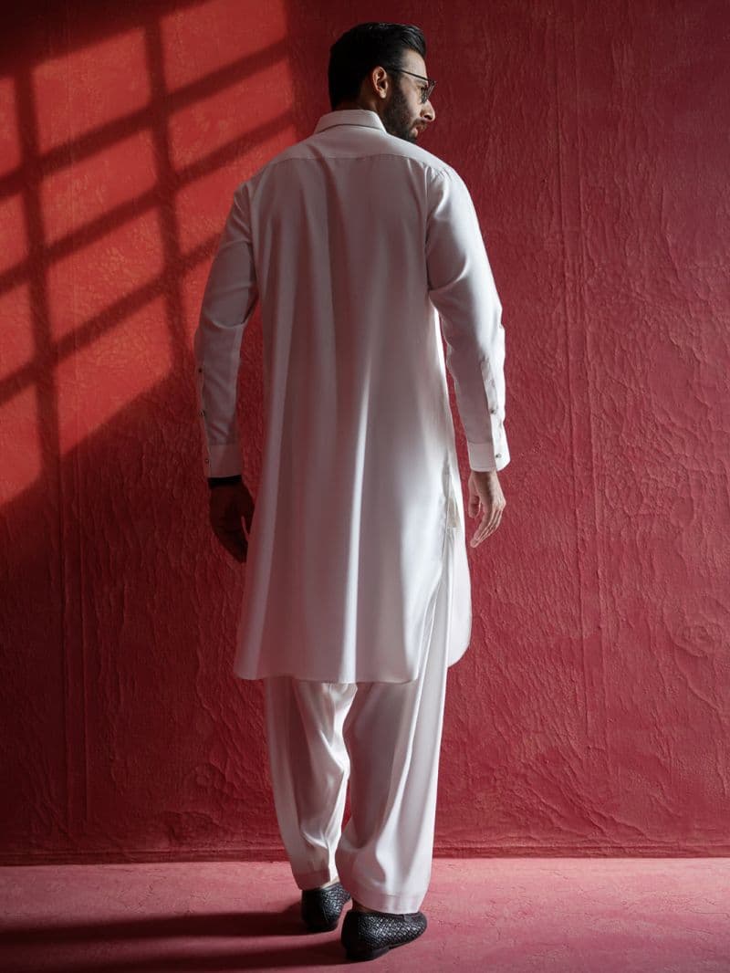 White Kameez Shalwar thumbnail