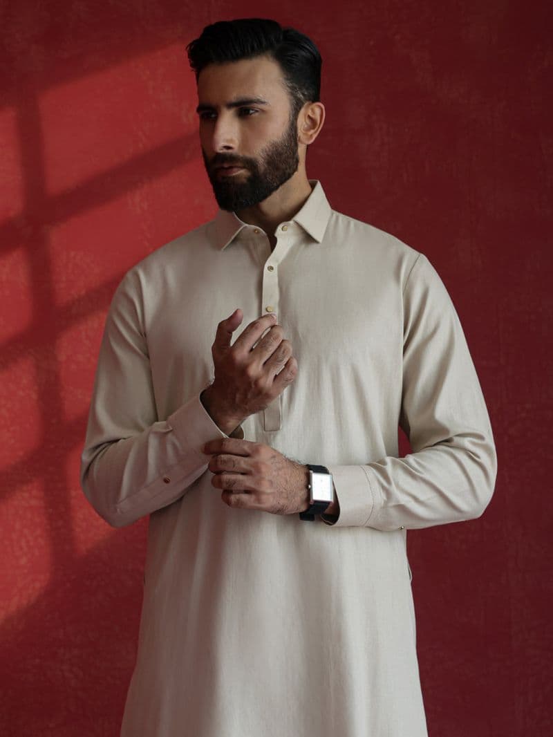 Fawn Kameez Shalwar thumbnail