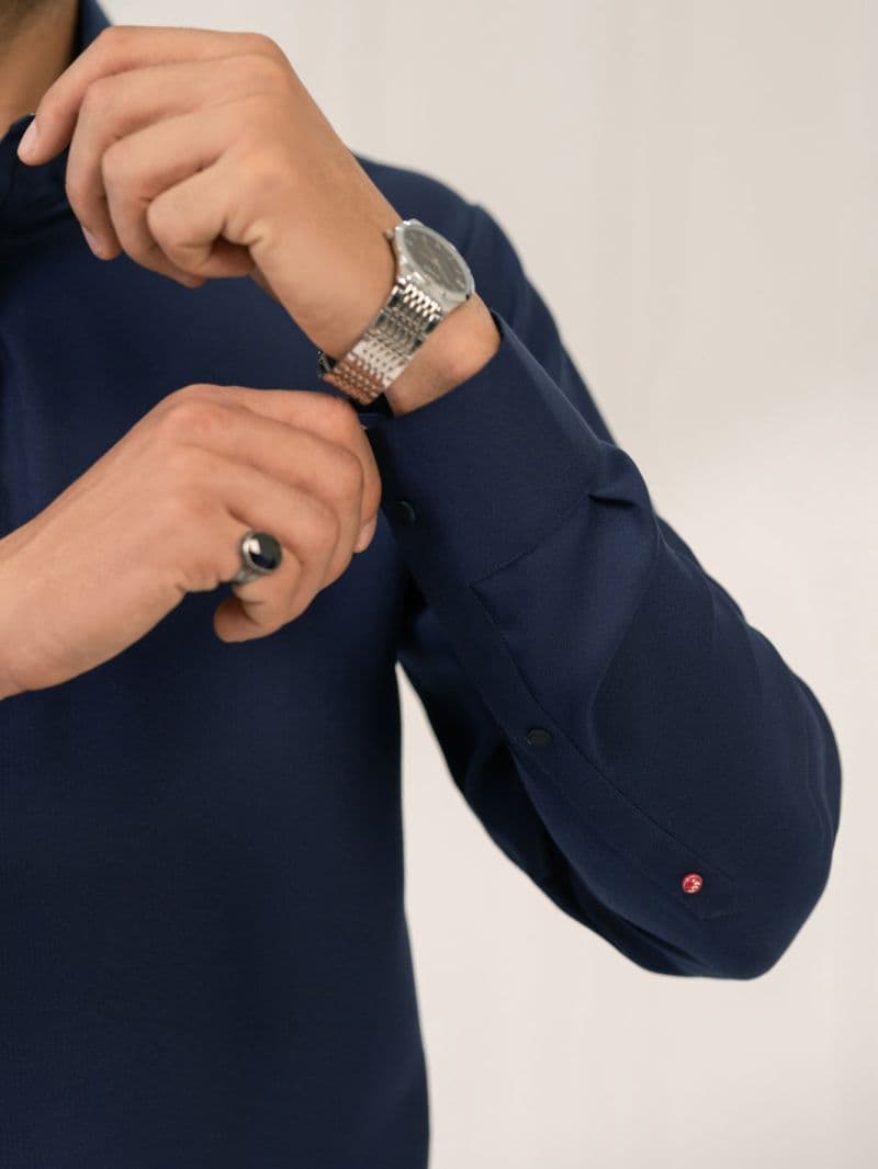 Navy Blue Kameez Shalwar