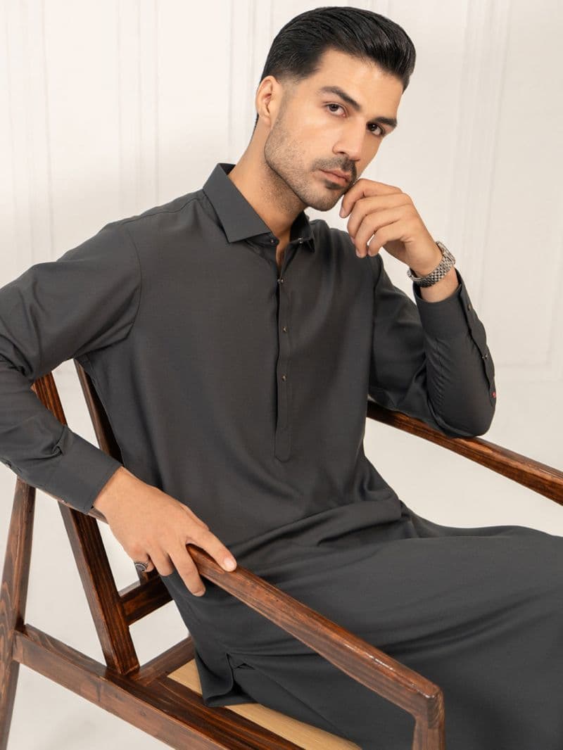 Grey Kameez Shalwar thumbnail