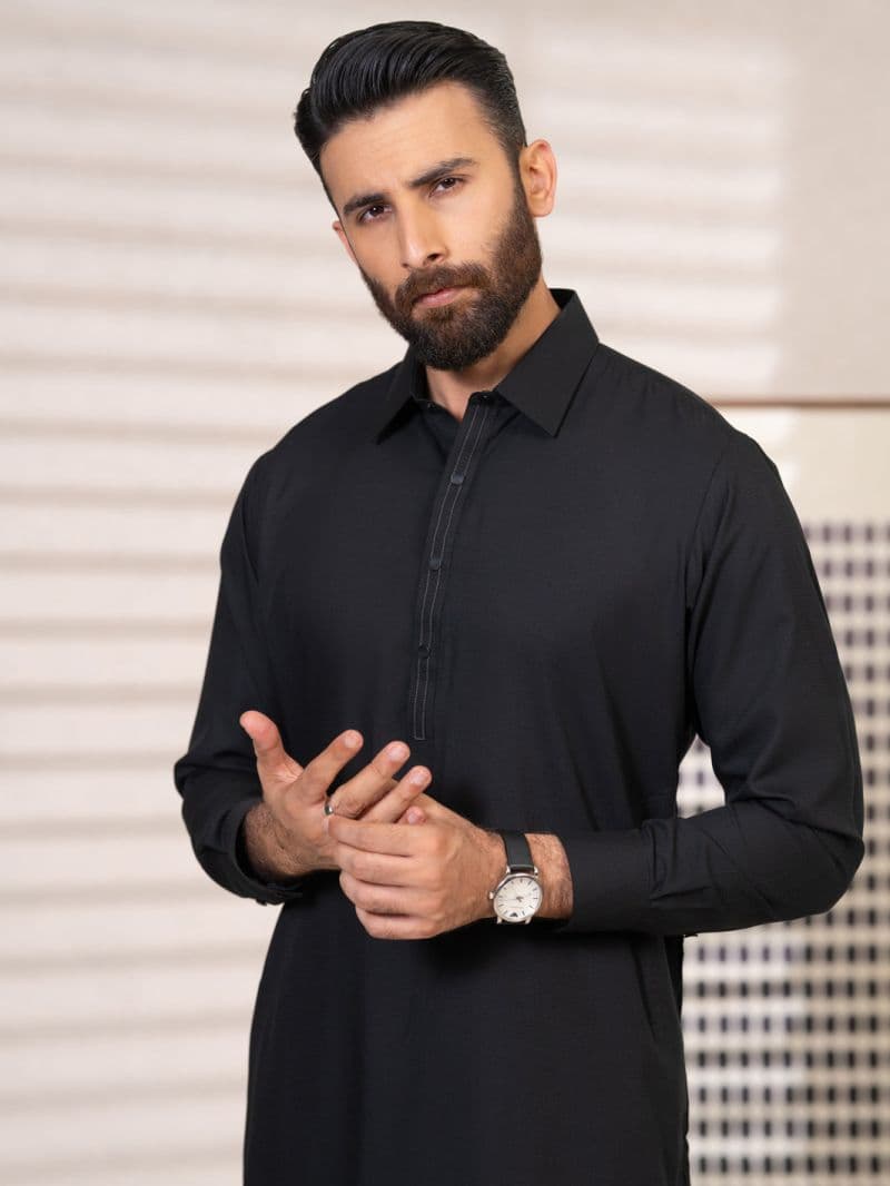 Black Kameez Shalwar thumbnail