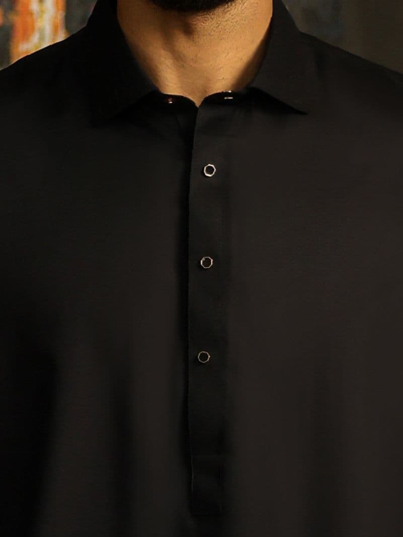 Navy Blue Cuts & Sew Kameez Shalwar thumbnail