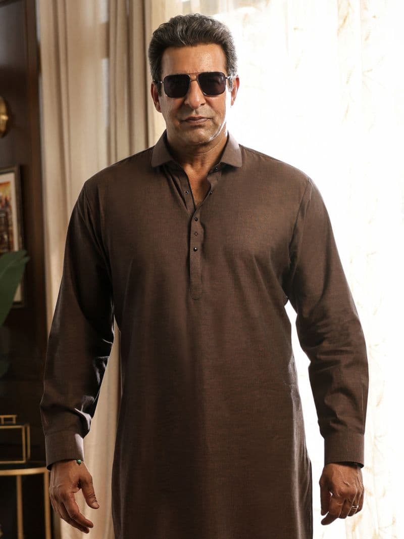 Brown Cuts & Sew Kameez Shalwar thumbnail
