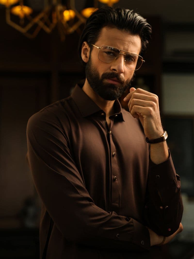 Brown Cut & Sew Kameez Shalwar thumbnail