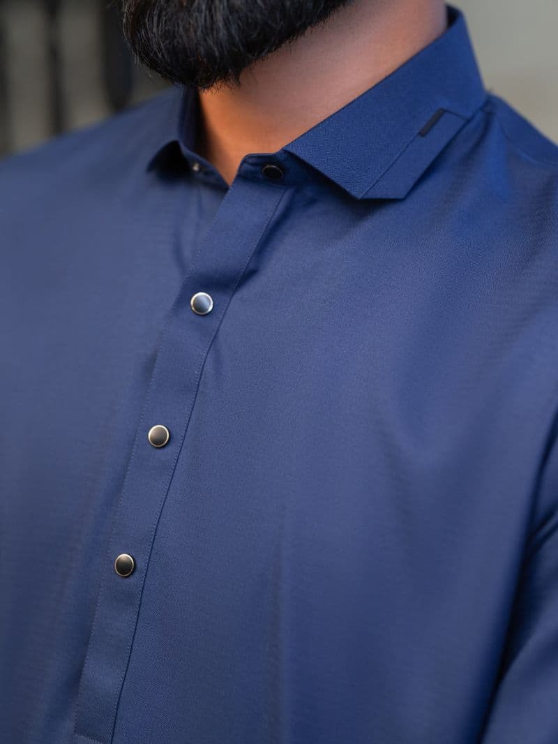 Blue Cut & Sew Kameez Shalwar