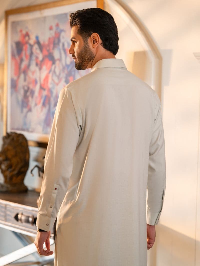 Ice Blue Cut & Sew Kameez Shalwar thumbnail