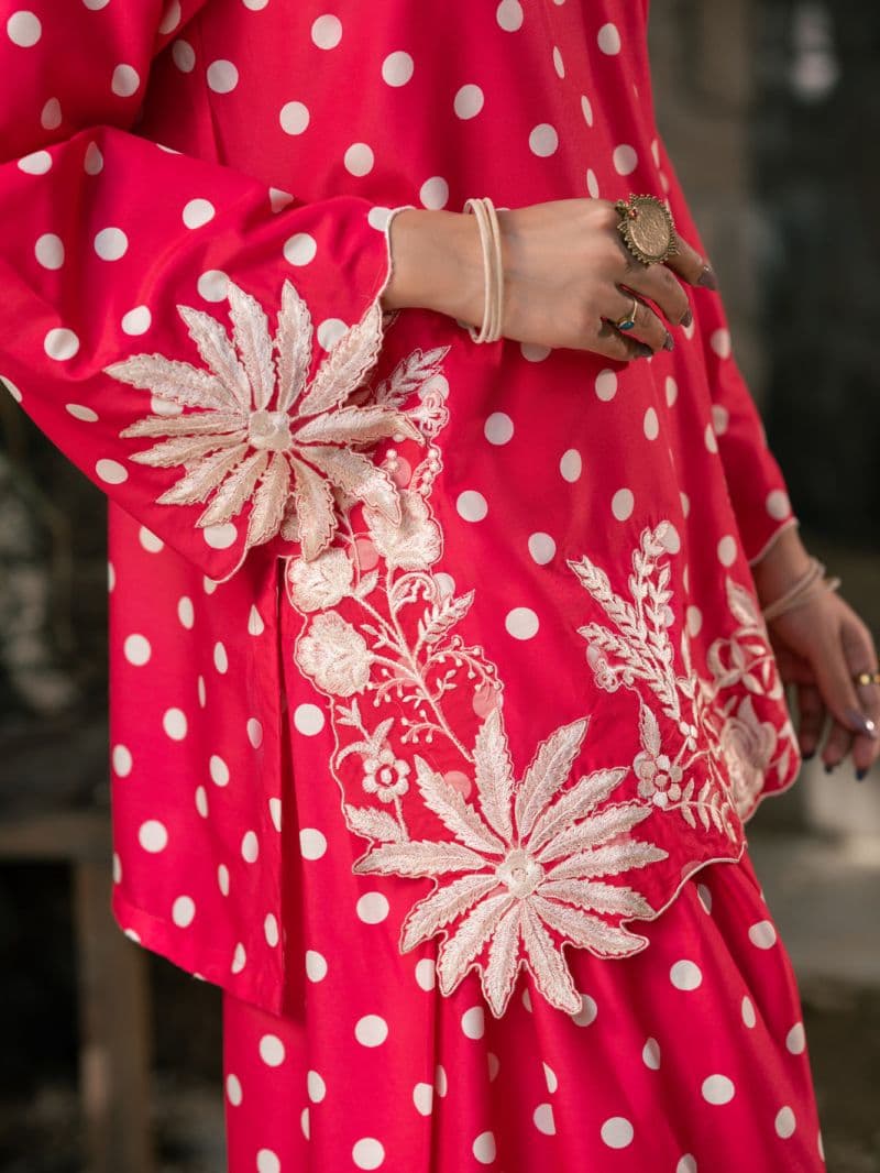 Fuchsia Silk Lawn 3Pc Stitched thumbnail