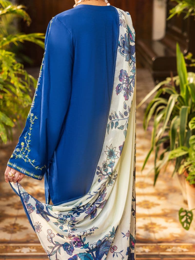 Blue Cambric Stitched 3PC thumbnail