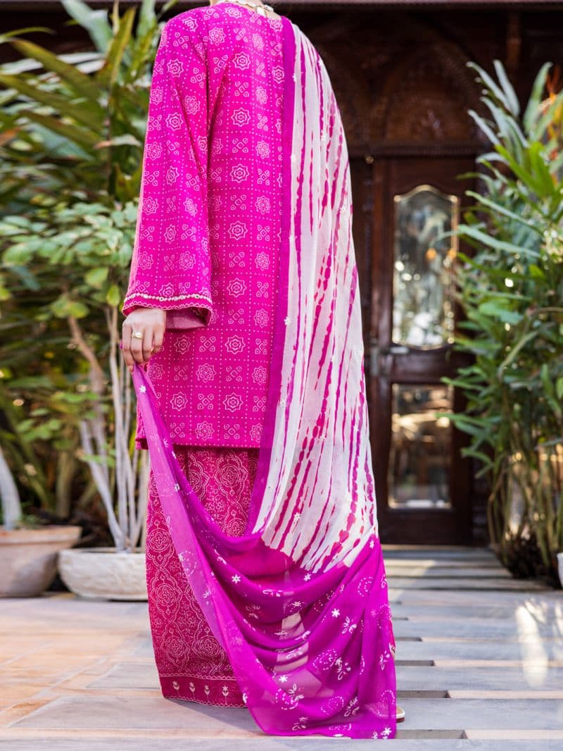 Pink Cambric Stitched 3PC thumbnail