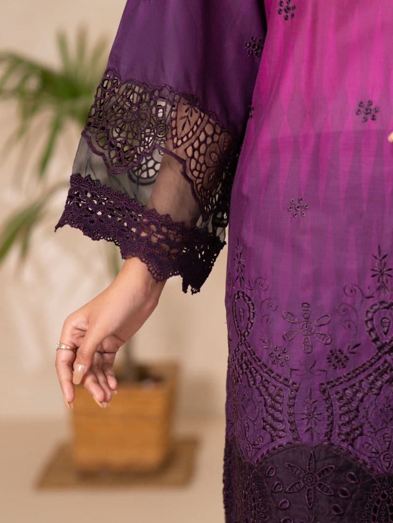 Purple Lawn Stitched 3PC thumbnail