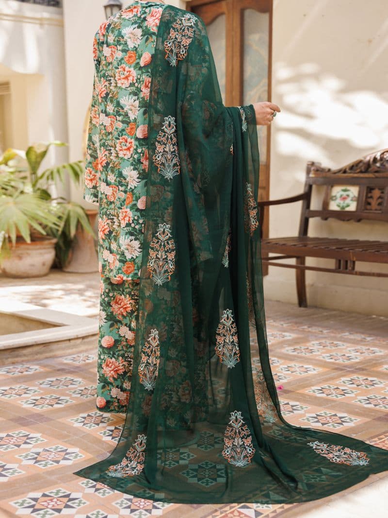 Green Lawn Stitched 3Pc thumbnail