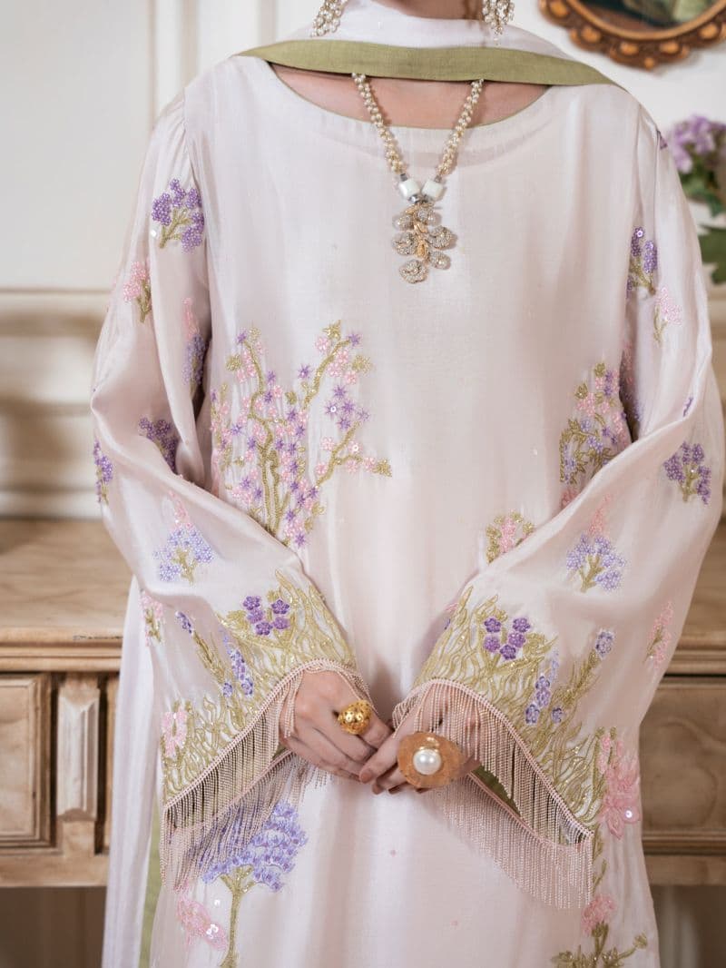 Light Pink Sheesha Silk Formal Stitched 3Pc thumbnail