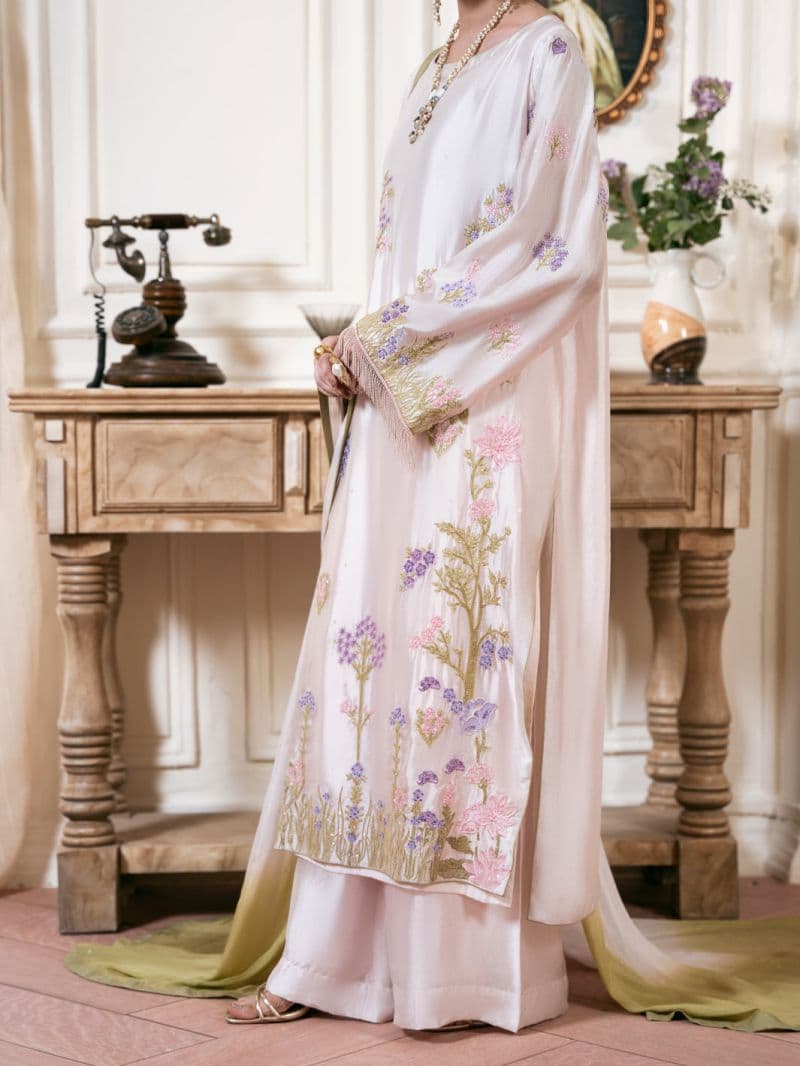 Light Pink Sheesha Silk Formal Stitched 3Pc thumbnail
