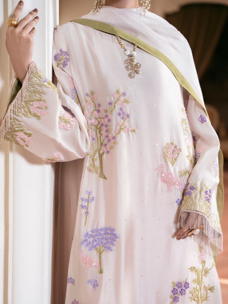 Light Pink Sheesha Silk Formal Stitched 3Pc thumbnail