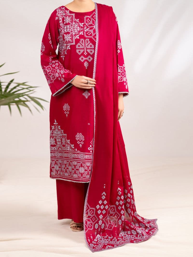 Fuchsia Lawn 3Pc Stitched