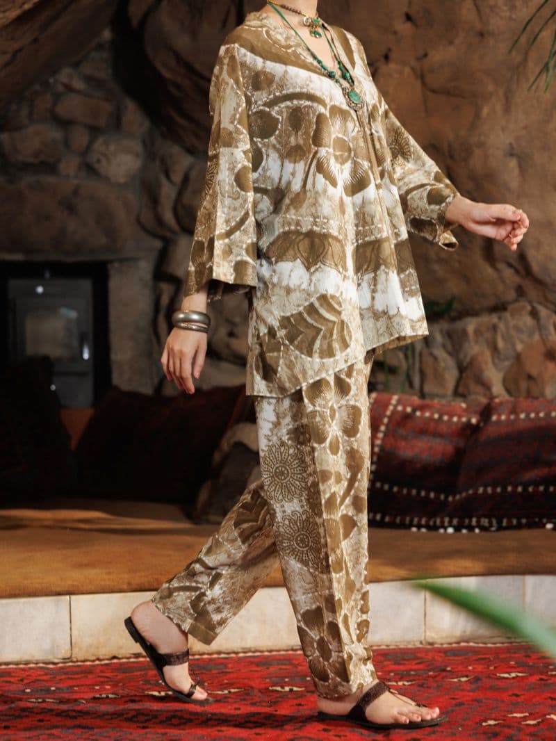 Olive Light Khaddar 2Pc Stitched thumbnail