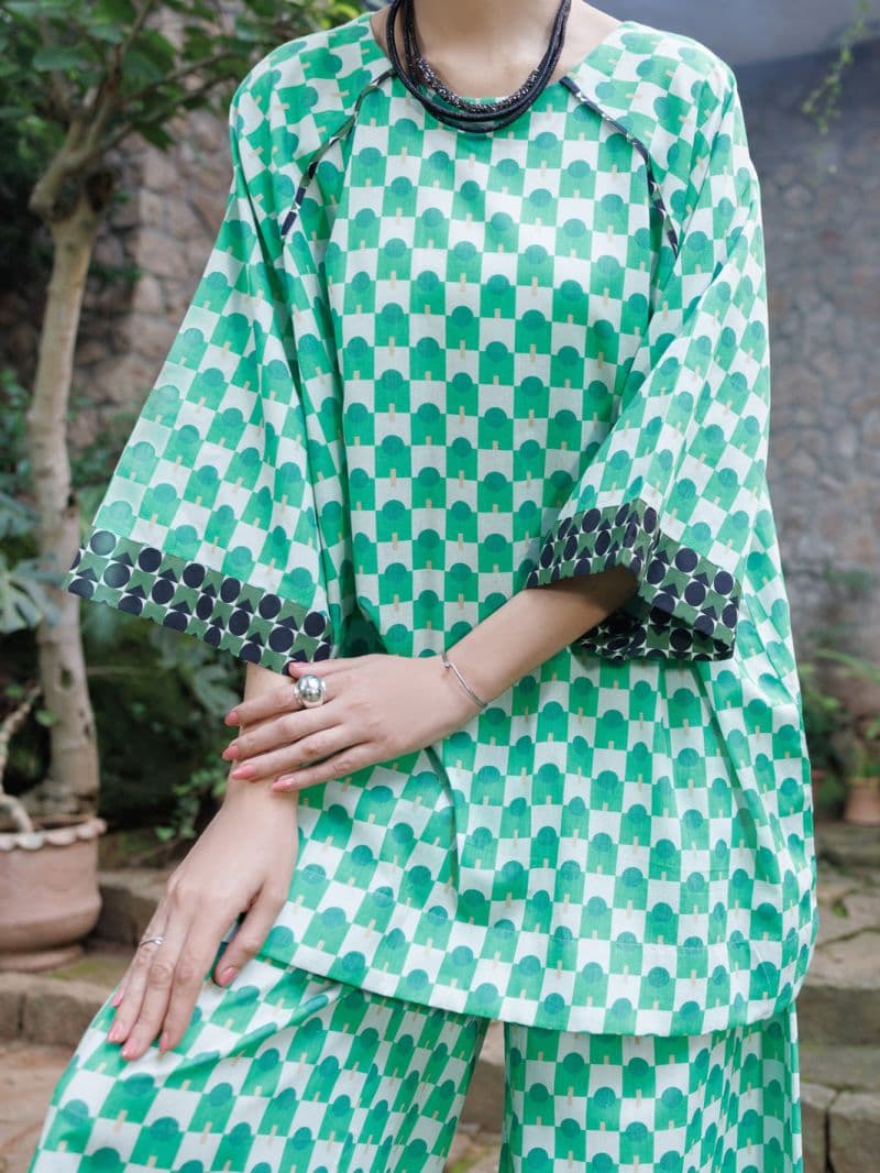 Green Cambric Co-Ord Set thumbnail