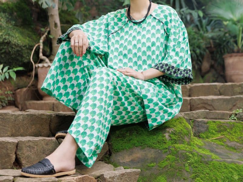Green Cambric Co-Ord Set thumbnail