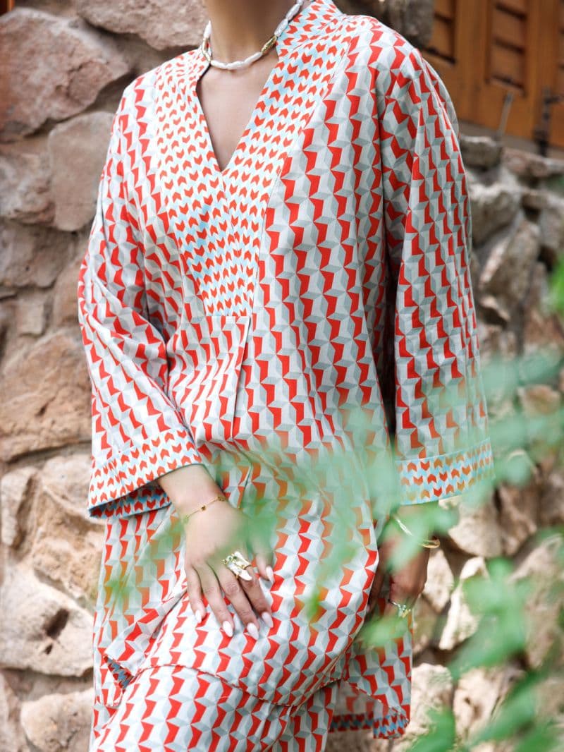 Red Cambric Co-Ord Set thumbnail