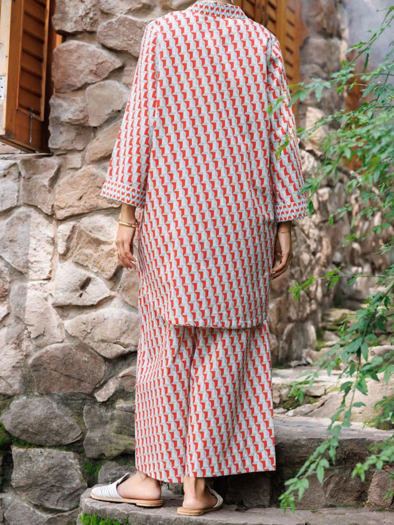 Red Cambric Co-Ord Set thumbnail